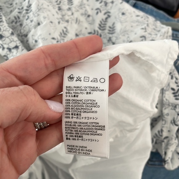 NWOT Cleobella White/Navy Midi Skirt! Sz Small. - Picture 4 of 6